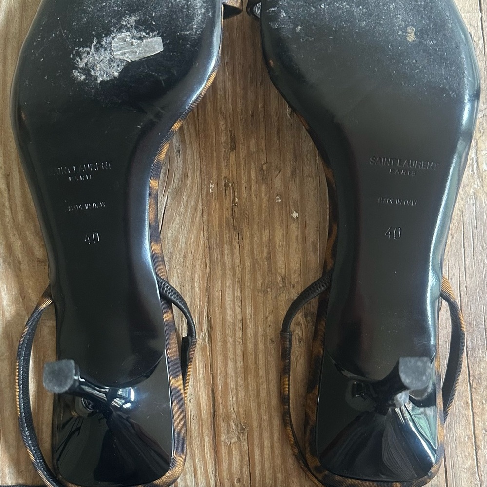 Saint Laurent Slingback Sandals Size 40 - Picture 4 of 4